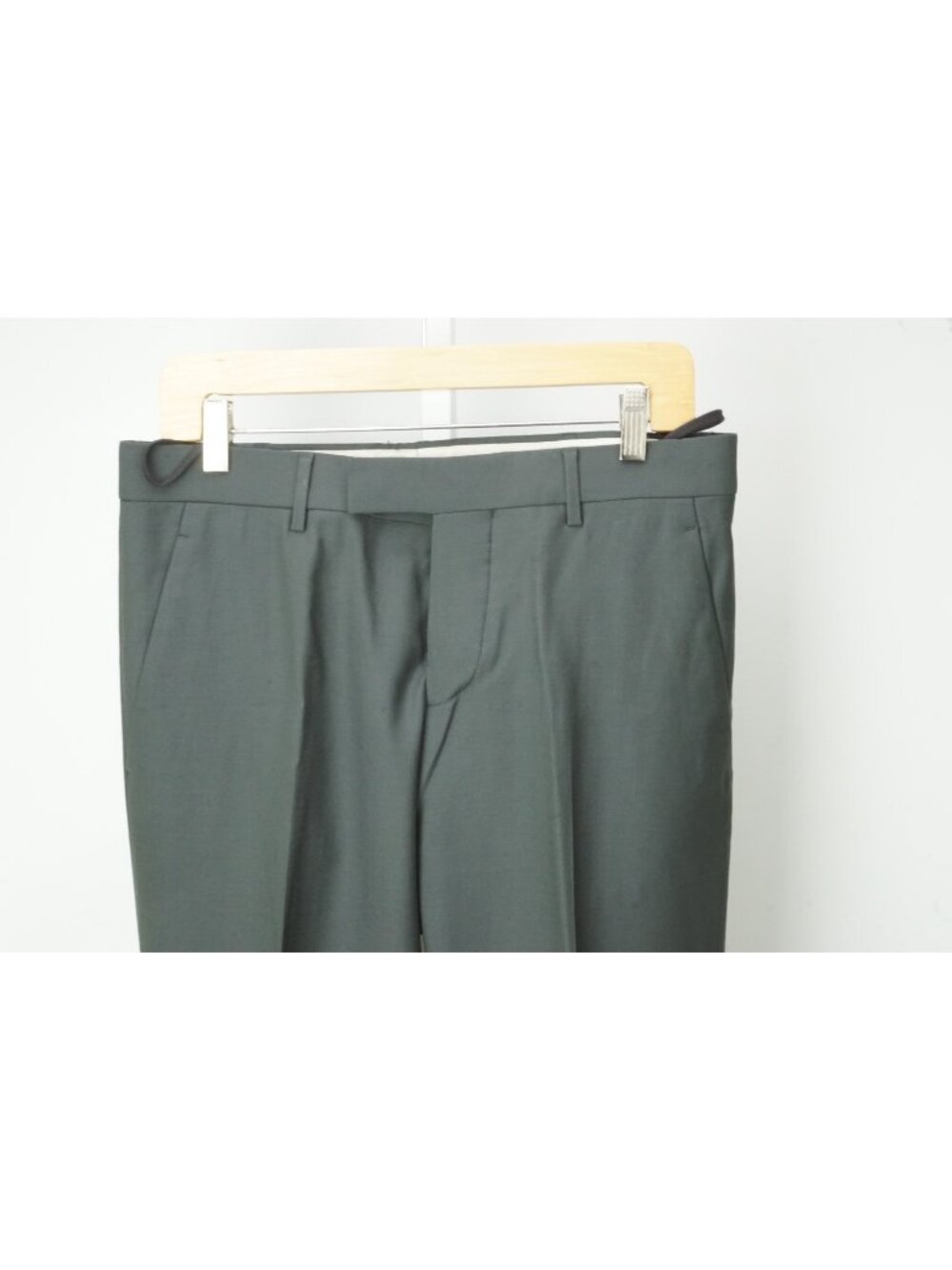 Helmut Lang Gray Taupe 100% Wool Dress Pants Sz 46R EU BRAND NEW